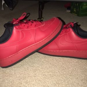 Nike Air Force 1s Red